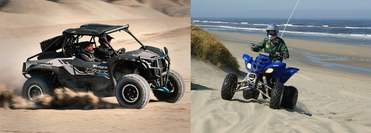 ATVs VS UTVs / SxS : Which is better for sand riding banner image