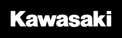 Black & white Kawasaki® logo.