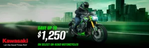 Read more about the article SAVE UP TO $1,250* ON SELECT ON-ROAD MOTORCYCLES