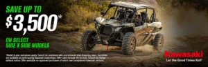 Read more about the article SAVE UP TO $3,500* or FINANCING AS LOW AS 2.95% FOR 36 MONTHS** ON SELECT SIDE X SIDE MODELS