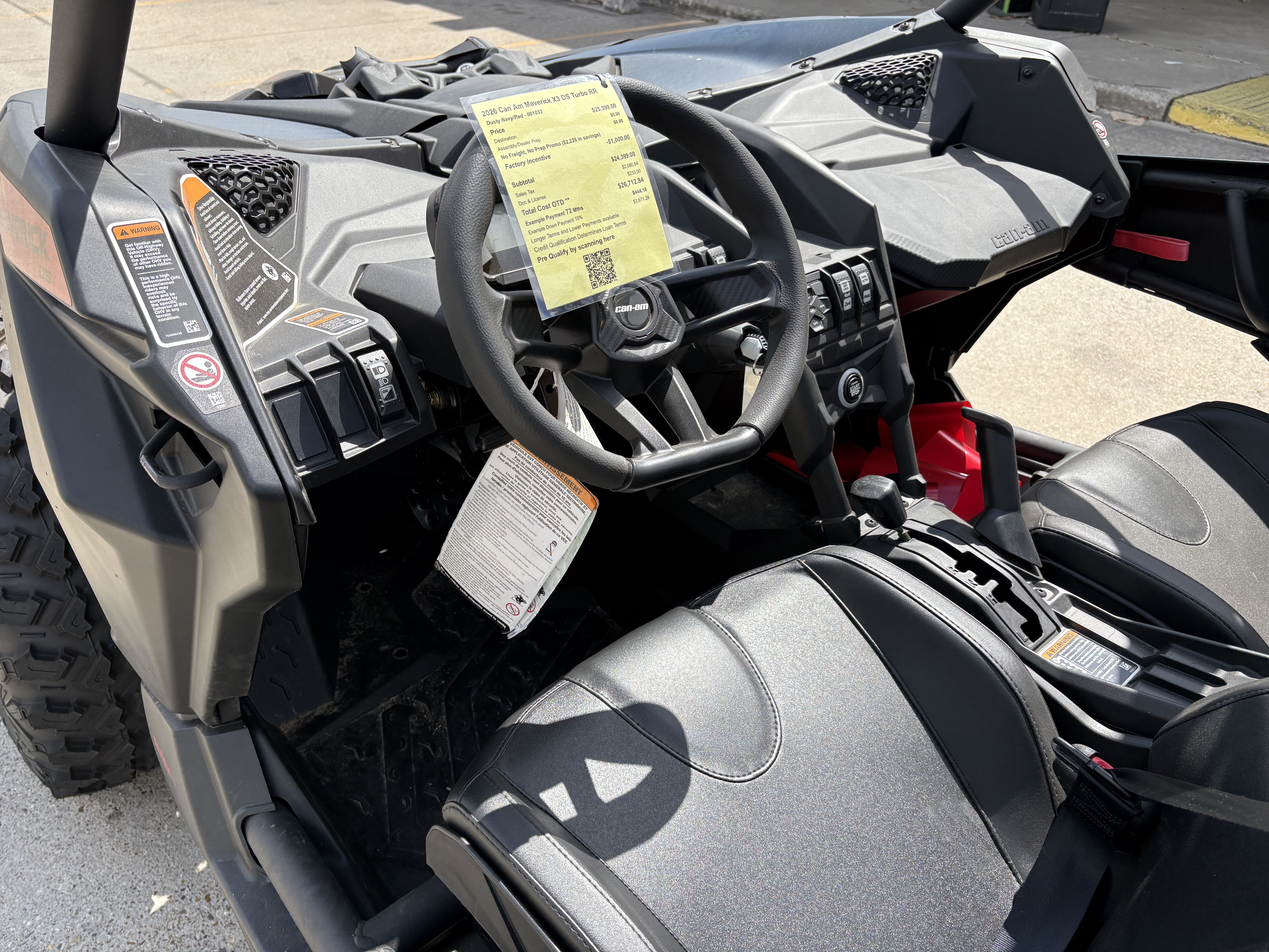 2026 Can-Am Maverick X3 DS Turbo RR Side x Side
